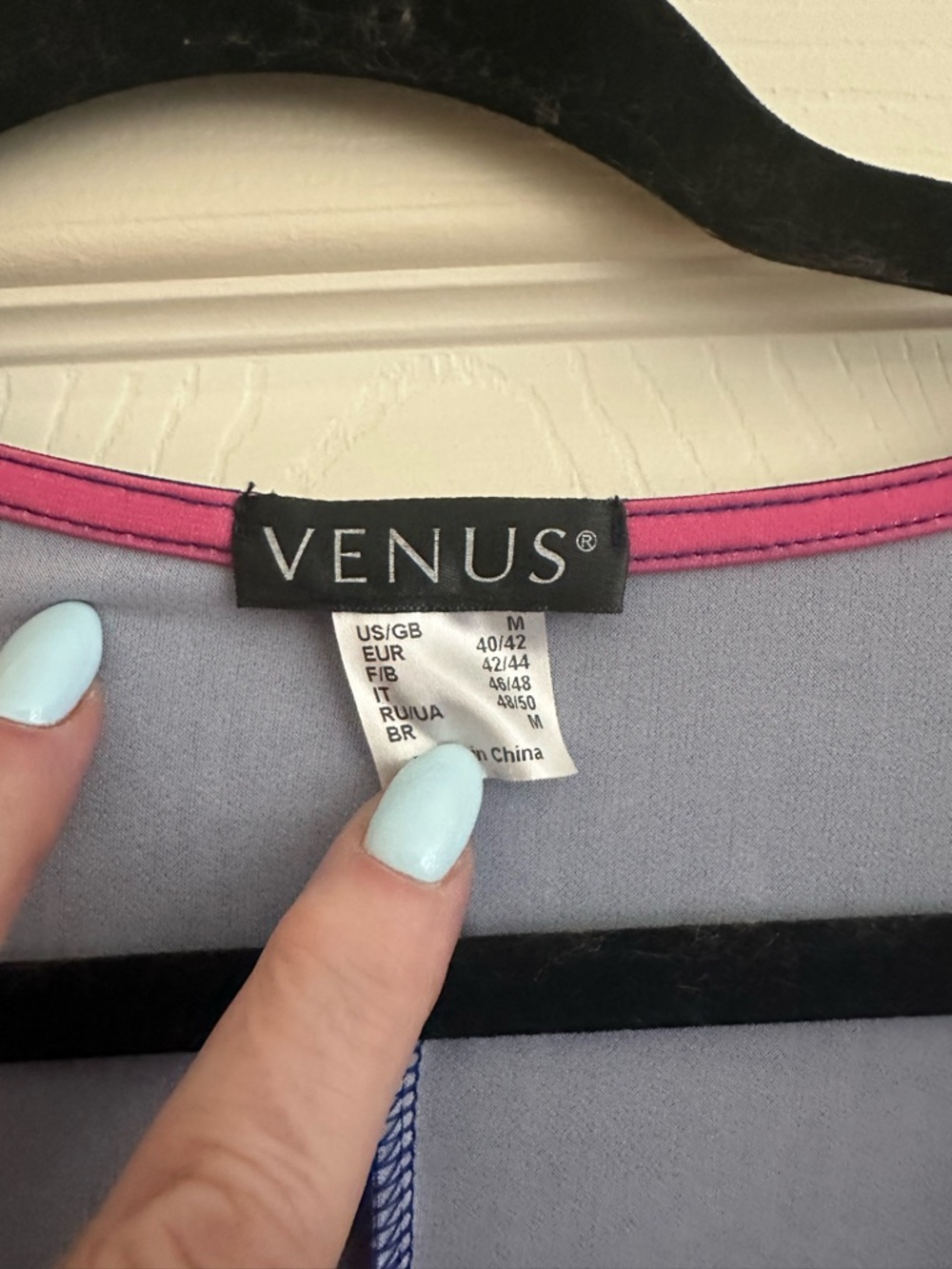 VENUS Purple to Pink Ombre Faux-Wrap Dress - Picture 3 of 3